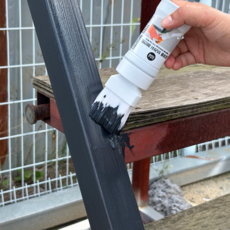 그로홈 철제용 브러쉬 페인트, 1개, 180g, 블랙