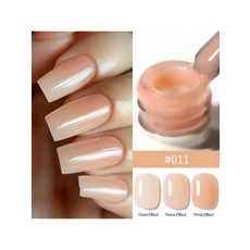 24가지 색상 15ML 아이스 스루 컬러 젤 매니큐어 세미 퍼머넌트 네일 아트 담그기 UV LED 살롱 DIY, 15 M011