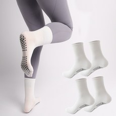 VITALO 여성용 논슬립 필라테스 요가양말 5P