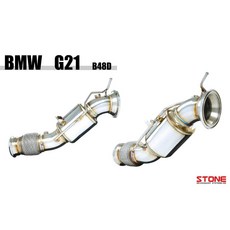 》傑暘國際車身部品《全新 BMW 寶馬 G20 G21 B48D 320i 巨石渦流觸媒當派，提升引擎性能與排氣效率, 1個