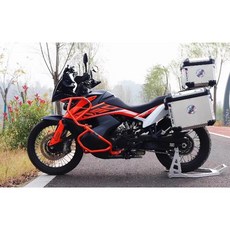 KTM 790ADV/R 鋁製三箱套件 後架 尾箱 箱架 行李箱, 40公升側箱一套 (黑)+專用側箱架,不搭配後箱