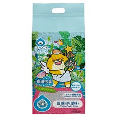 臭味滾 ODOUT 極細顆粒抗臭豆腐貓砂 1.5mm, 原味, 2.8kg, 1包