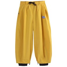 남녀 공용 방수 방한 스키복 세트 남성, 1개, 옐로우 하의 프리사이즈 스노우 스커트