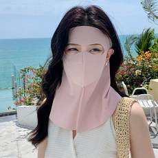 夏季新款UFP防曬面罩護頸脖一體防紫外線開車透氣女臉基尼面罩女