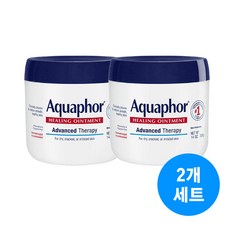 [미국발송]아쿠아퍼 아쿠아포 힐링 오인먼트 어드밴스드 테라피 14oz / Aquaphor Advanced Therapy Healing Ointment, 396g, 2개