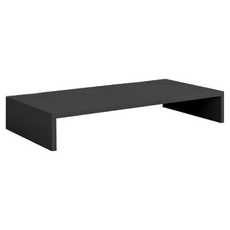 電腦螢幕增高收納櫃 收納架 增高架 電腦櫃 螢幕架 鍵盤收納 書桌整理, 黑色