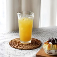 완자마트 카페에서 사랑받는 홈카페 유리컵 맥주잔 8종, 02.유디스 뚜껑머그_280ml