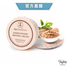 GOODFORIT 英國Taylor經典檀香刮鬍膏150g - 官方經銷正品，溫和保濕，打造順滑舒適刮鬍體驗, 150g, 1個