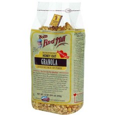 밥스 레드 밀 그래놀라 NF 내추럴 12 OZ PK- 4 BOBS RED Mill Granola NF Natural 12 OZ PK- 4, 340g, 1개