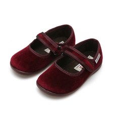 VULLADI 벨벳 메리제인 와인