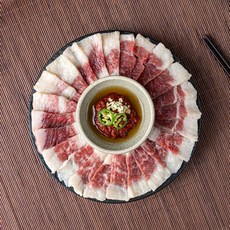 한우 차돌사시미(생 차돌) 200g