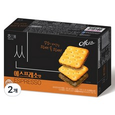 해태에이스 씬 쿠키 에스프레소맛, 291g, 2개