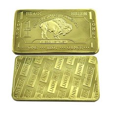 28.3g(1온스) 원 트로이 온스 USA 아메리칸 버팔로 .999 고급 황동 불리언 바 잉곳 | Unique Metals 313822