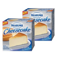 필라델피아 치즈케이크 1+1 행사(플레인+플레인), 2개, 794g