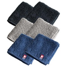 타바랏 STOCK 수건 손수건 손수건 이마바리 6장 세트 20×20 소형 작은 이마바리 타월 핸드 타월 남성 어소트, 1개, 상세페이지 참조