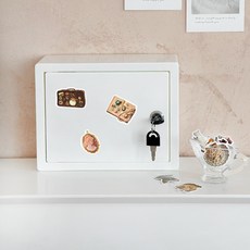 미니 캐비넷 소형 케비넷 플라스틱 간이 금고, 미니캐비넷_ 스티커5종 랜덤증정