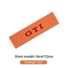 핫 포트폴리오 가죽 카시트 벨트 어깨 보호 패딩 골프 티구안 파사, 1개, 2. Short-orange-1PCS