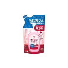 日本Araubaby愛樂寶 奶嘴奶瓶清潔泡泡補充包 450ml, 1個, 奶嘴奶瓶清潔泡泡-補充包450ml