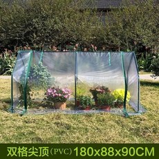 길냥이 비닐하우스 길고양이 방한 투명 겨울급식소 온실, 1개, L. 대형 2그리드 투명모델 외부커버 1809090