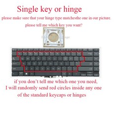 ASUS ZenBook 14 UX425 노트북 키보드용 키 캡 가위 나비 클립 힌지, 05 2PCS Rubber