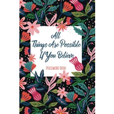 패스워드 북: 포켓 알파벳 순서 비밀번호 정리 장부 기록 개인 인터넷 주소 및 기록부 작은 크기6 x 9인치의 북