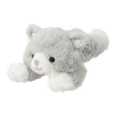 爆款感應節拍琴NITORI宜得利家居ins風明星同款泰迪狗仿真玩偶小貓玩偶可愛玩偶PDD, 灰色 喵 M, 1個