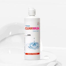 크린워쉬 생리식염수 350ml 드림렌즈 세척액 하드렌즈 보존액, 15개, 350L