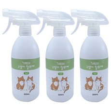 아니말리 고양이탈취제 캣닢향 화장실 모래 냄새제거, 3개, 500ml