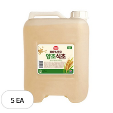 천연식품 해표 양조식초, 5개, 15L