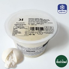 말데라 부라타 치즈 (냉동), 1개, 100g