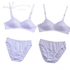 많이많이01 주니어 브라 팬티 세트 중학생브래지어