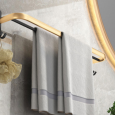 더블 이중 수건걸이 욕실걸이 화장실거치대, 1개