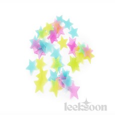 leeksoon 야광별 3cm 100p 야광별3cm100p, 혼합