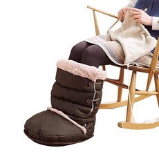 카자리코 발 보온 쿠션 방한슬리퍼 무전력 워머 수족냉증 발난로 풋워머 사무실 온열 난방용품 캠핑 휴대 방한용품, 베이지