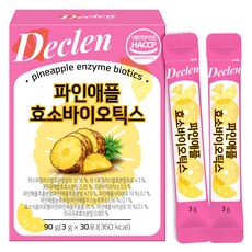 디클렌 브로멜라인 파인애플 효소 프로바이오틱스 30p, 90g, 1개