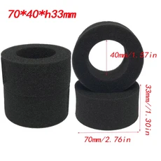 704023mm 704033mm 1/10 1/12 Wltoys HBX 경화 타이어 스폰지 폼 RC 트럭 크롤러 자동차 부품 용 휠 스폰지, 01 H33mm, 1개