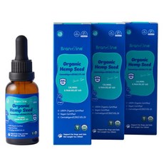 브랜바인 칸나비게롤 오일 30ml (60회분) 3병 CBG 5 함유 공격성완화, 3개
