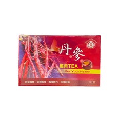 南投縣名間鄉農會 丹參薑黃茶包, 1套, 一盒 名農丹參薑黃茶, 3g, 12個裝