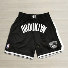 농구반바지 NBA 농구바지 쇼츠 5부 유니폼 운동복, 1, 네츠 뉴시즌 블랙
