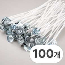 모노슈아 캔들 양초 심지 심지탭 12cm, 100개