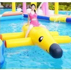 물놀이 장난감 에어보트 트램폴린 수영장 대형튜브 해양 워터파크 볼, 1개, 북극곰 3m