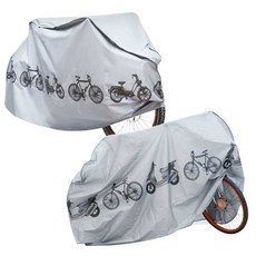 전기 전동 자전거 오토바이 스쿠터 레인 방수 커버 카바 실내 실외 보관 먼지 오염 차단 덮개, 1개, 2면기본형-실버