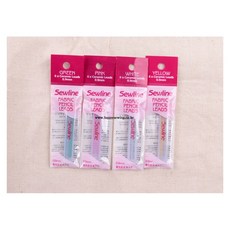 Sewline 쏘우라인 패브릭 초크샤프 0.9mm, 1개, 리필심 핑크