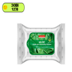 퓨어덤 알로에 메이크업 클렌징 티슈, 30매입, 12세트