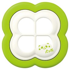 AKEBONO 曙產業 熊貓四葉幸運草造型三明治模具, 1個, 綠色