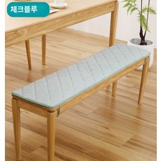 의자 소파 식탁 패드 방석 벤치형 신발장 쿠션 커버 깔개 벤치 직사각형 끈 매트 방석 1개 30*100cm 체크그린 방석 1개 30*100cm × 체크그린, 방석 1개 30*60cm × 체크그린 × 방석 1개 3