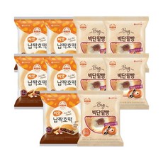 기린빵 씨앗 납짝호떡 97g x5개+빅단팥빵 100g x5개