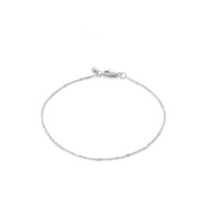 모니카비나더 쉬머 14K 화이트 골드 브레이슬릿