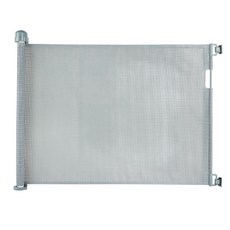 KIDS PARK寵物安全門欄伸縮圍欄，卷簾收納，打孔/免打孔兩用，可調整長度, 灰色, 1箱