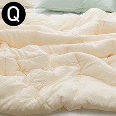 피치 가공 차렵이불 퀸 소프트 마이크로 몽글몽글 부드러운